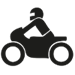 Piktogram eines Motorrads