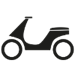 Piktogram eines Rollers